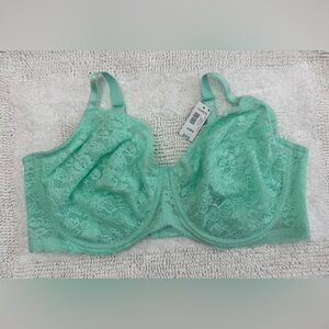 Torrid Green Lace Underwire Bra